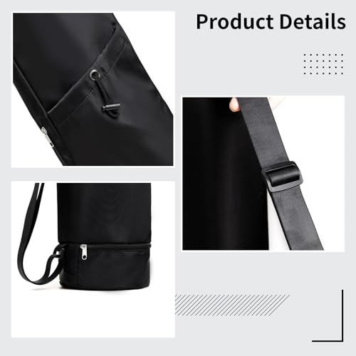 Polyester Yoga Mat Bag Met Lange Riem Essentiële Drager voor Yoga, Stijlvolle 29,5 X 7,5 Duim - Afbeelding 5