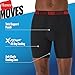 Hanes Men's Moves Performance Boxer Brief, Total Support Pouch, Regular/Trunk, 3-Pack, 8