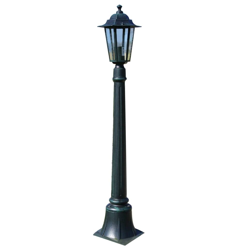 vidaXL 2x Lampes de Jardin Luminaire d'Allée Eclairage de Patio Lanterne de Jardin Lampe sur Pied de Terrasse Arrière-cour Extérieur 105 cm