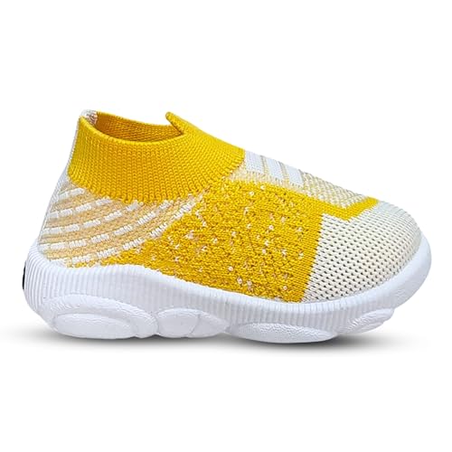Image of Kids Knitted Slip-on Musical Shoes, Attractive Colors, Breathable Mesh Upper Welcro, Comfortable Stylish.