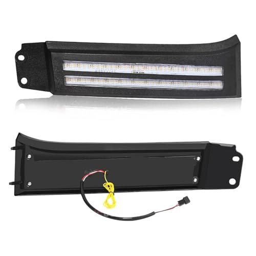 Feux anti-brouillard LED puissants 12V avec feux de jour intégrés pour pare-chocs