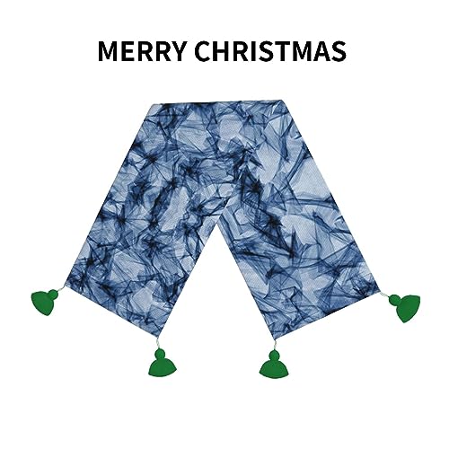 Chemin de table de Noël en marbre bleu pour sublimer vos repas de fêtes - 4