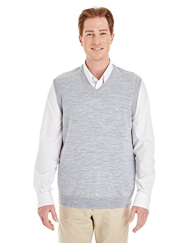 Sweater vest grey heather : le pull sans manches idéal pour le bureau