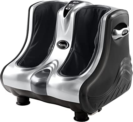 UComfy Foot Massager in black and silver.