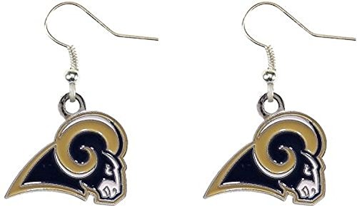 Image of aminco NFL womens NFL Logo Dangler Earrings