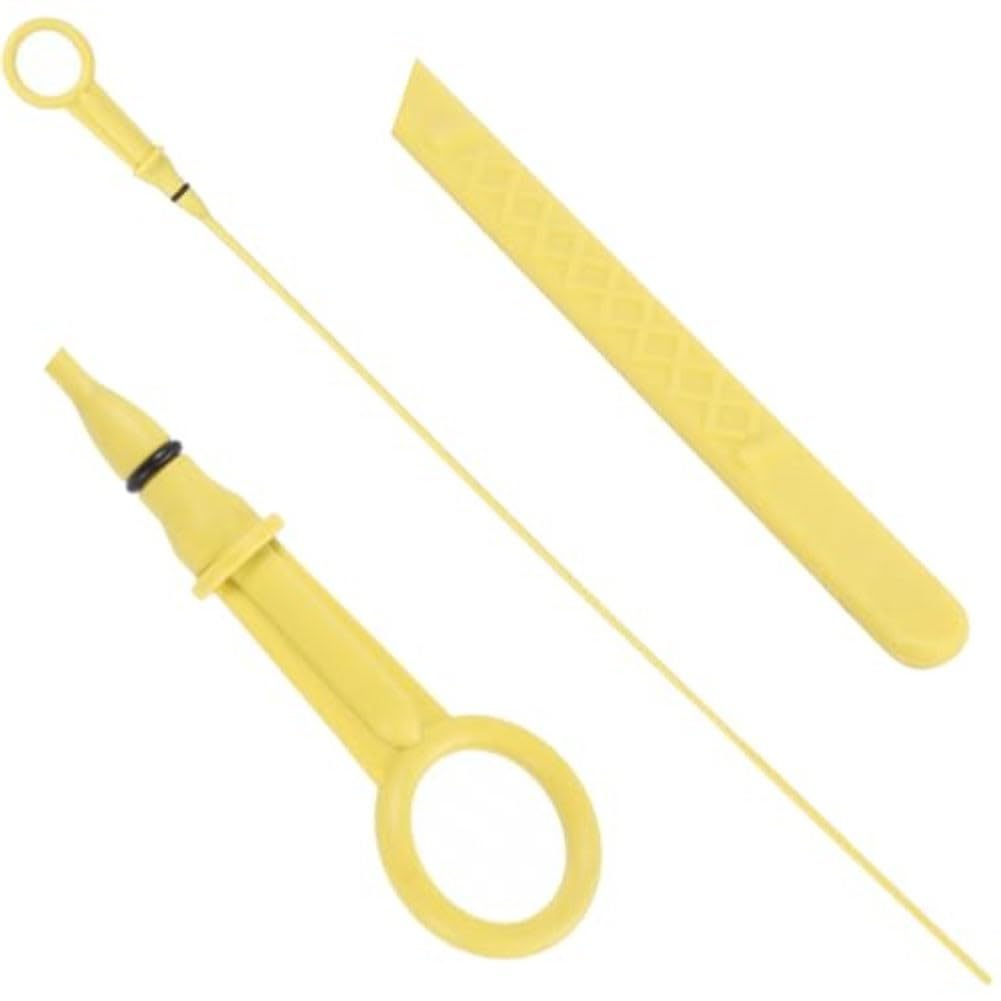 Asta livello olio compatibile con motori Renault 1.5 dCi – Adatto per Clio Kangoo per Megane II – Giallo 52,1 cm