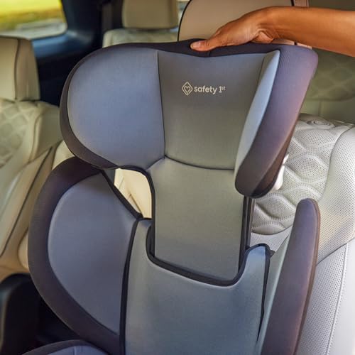 Safety 1st Grow and Go 2-in-1 Booster Car Seat with ComfortWings, Converts High-Back to Backless, 19" Wide, Slim Design, Lightweight, Foldable, Easy-Clean, Cup Holders, 40-100 lbs, Sea Serpent - image 8