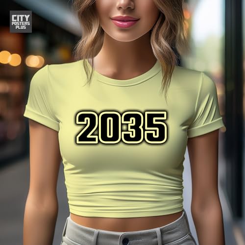 Crop top de qualité supérieure en teinte jaune beurre chic modèle 2035