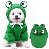 Deguisement Chien Noel - Ensemble à Capuche: Ce deguisement noel chien est fabriqué à partir d'un mélange de polyester et de coton de haute qualité, qui est doux, chaud, extensible et respectueux de la peau de votre animal de compagnie. La doublure en polaire fournit une chaleur légère pour garder votre chien ou votre chat au chaud par temps froid. Ce déguisement Noel pour Chat et Chien est lavable en machine, ne se décolore pas, ne bouloche pas et est durable.