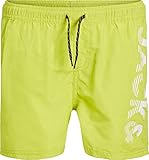 JACK&JONES JUNIOR Boys Jjicrete Jjswim AKM Logo Sn Jnr Badehose, Lime Punch, 164