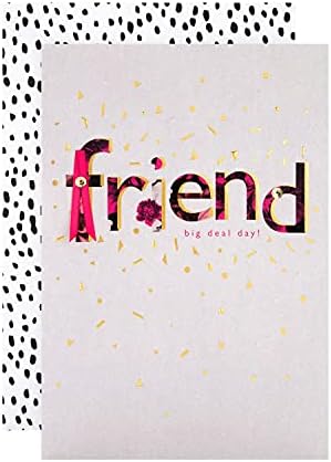 Hallmark Large Birthday Card for Sister - Contemporary Party Celebration Design, Multicoloured (ECM25557624)