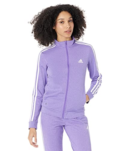 purple adidas tracksuit womens