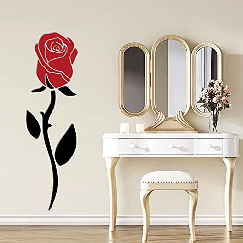 2 Pieces Vinyl Wall Decor I Love You Always & Forever And Creative Romantic Removable Flowers Rose Wall Sticker Home Wall Art Decor Flowers Wall Decals For Couple Bedroom Living Room Girls Room. #TOP4
