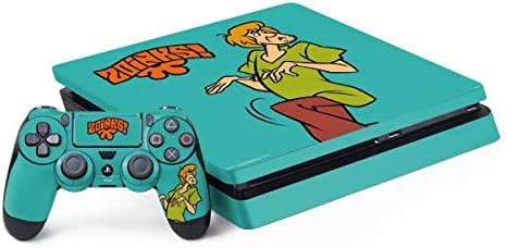 Skinit Decal Gaming Skin Compatible with PS4 Slim Bundle - Officially Licensed Scooby Doo vs Monsters Design