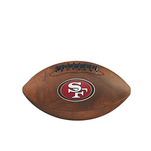 Bola Futebol Americano Nfl Jr Throwback Team Logo San Francisco, Wilson