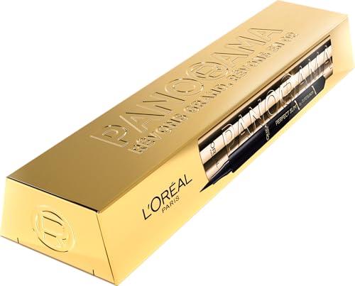L'Oréal Paris - Mascara mit Panorama-Volumen – ohne Paket – Panorama Volume Millionen Wimpern + Filzliner – Super Liner Perfect Slim – Farbe: Schwarz