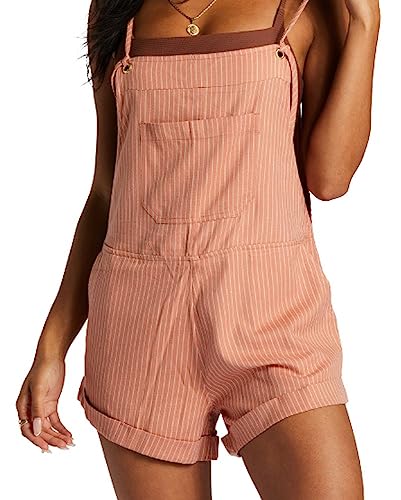 Image of Billabong Women's Wild Pursuit Cotton Twill Blend Romper