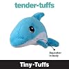 SmartPetLove Snuggle Puppy Tender-Tuffs Small Dog Toys - Dolphin Dog Toy for Small Breeds with Puncture Resistant Squeaker