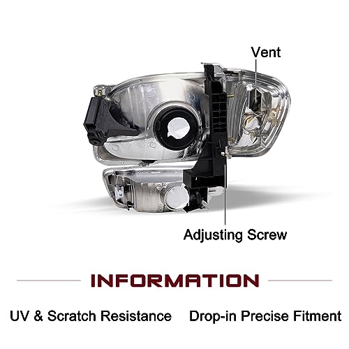 Image of JSBOYAT Headlight Assembly for 2001-2004 Toyota Tacoma CSL + BL