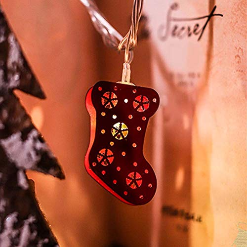 Preisvergleich Produktbild Weihnachtsstrumpf String Licht Wasserdicht LED-Außenleuchte Solar Gartenlicht for Draußen, Drinnen, Hochzeit, Garten, Pavillon A-String licht (Size : 65.6FT 200LED-Plug Models)