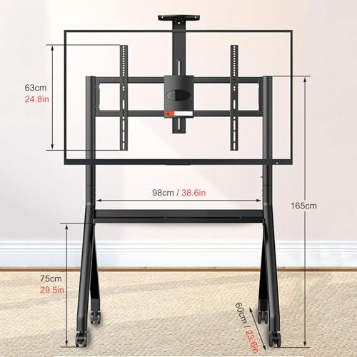Soporte móvil para TV y pizarras de 60" a 120" miniatura 2