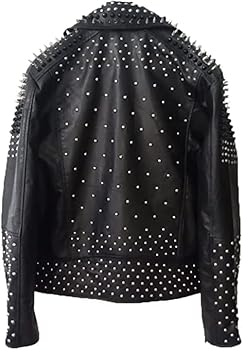 【44】RAINDROP STUDS COAT - BLACK A.W.A.K.E. Mode Snap Studded Faux Leather Coat | Saks Fifth