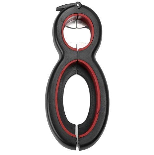 Anadi 6-in-1 Multi Opener, Jar, Bottle, Can, Bag Opener, Lid Twist Off Seal Gripper, Soda Bottle Cap Opener Multi Lid Off Helps Seniors Remove Lids
