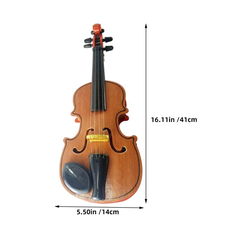 Galpada Kinder Violine Spielzeug Holz Realistisches Musikinstrument Modell FüR Musikalische FrüHerziehung Ab 2 Jahren Mit Geigenstab FüR Zuhause Und Kindergarten