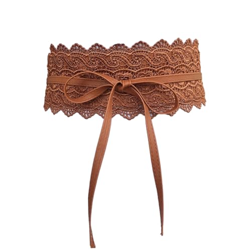 Halloween Lace Corset Belt for Women - Elegant Wide Cinch Waist Belt for Skirts and Costumes - Perfect Accessory for Parties and Special Occasions Stylish in Color