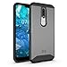 TUDIA Merge Nokia 7.1 Case with Heavy Duty Extreme Protection/Rugged but Slim Dual Layer Shock Absorption Case for Nokia 7.1 (2018) [NOT Compatible with Nokia 6.1] (Metallic Slate)