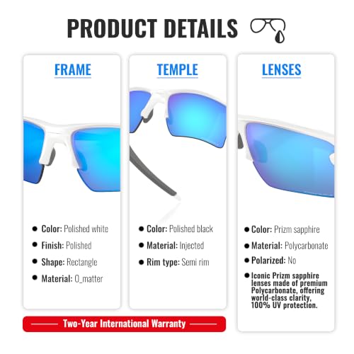 Image of Oakley FLAK 2.0 XL OO9188 Rectangle Shape Sunglasses With Official Eyewear Kit