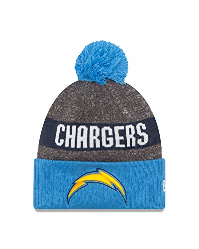 NFL San Diego Chargers 2016 Reverse Team Color Sport Knit Beanie, One Size, Blue/Gray