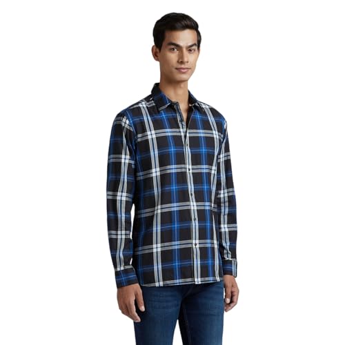 Image of Pepe Jeans Men's Regular Fit Full Sleeve Checkered Cotton Casual Shirt | Check Shirt for Man | Smart & Stylish | Multiple Styles | Mens Casual Shirts
