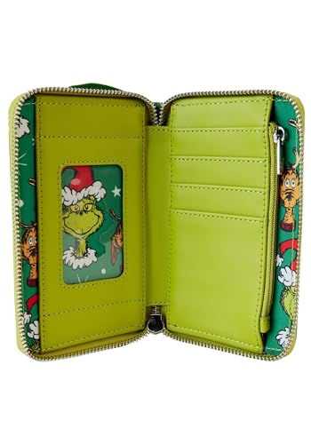 Loungefly Dr. Seuss' How the Grinch Stole Christmas! Santa Cosplay Zip Around Wallet4