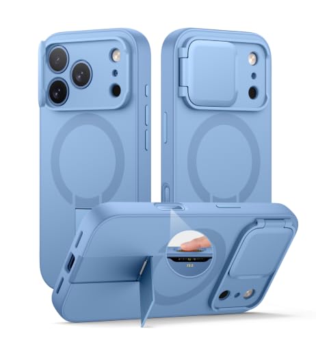 Image of SURITCH for iPhone 18 Pro Case for MagSafe, Camera Cover, Light Blue
