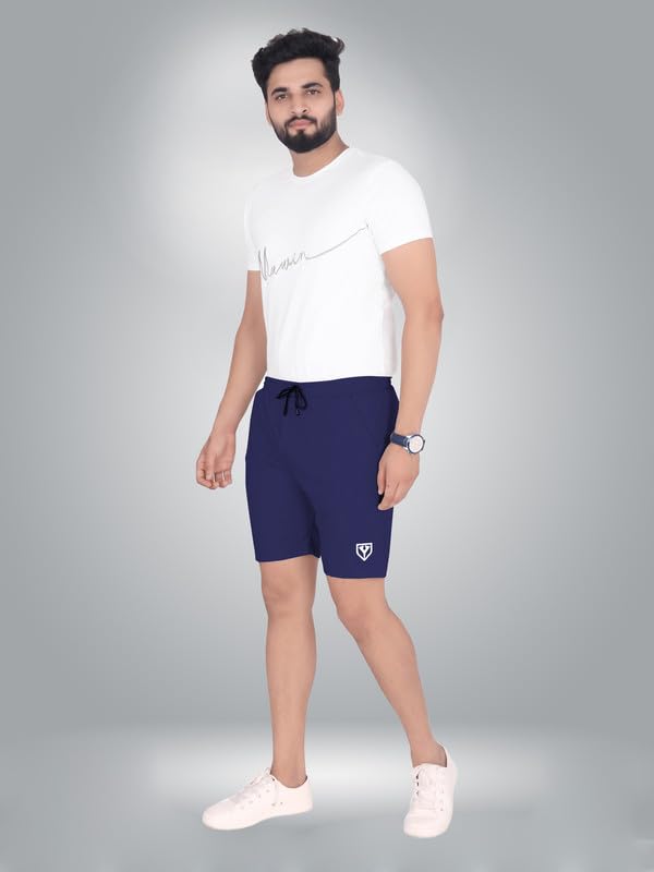 Image of Septem Men's Lycra Blend Shorts with Stylish Design Comfortable & Versatile Active Sports Wear Combo Pack