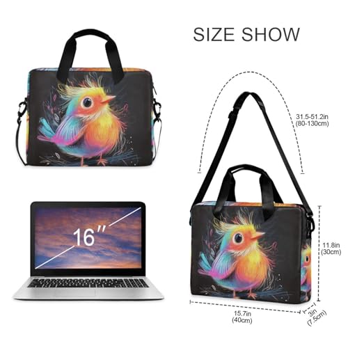 Bolso para portátil 15.6 pulg con correa y asa negro miniatura 5