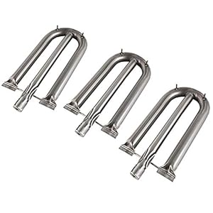 Zljiont 3 PACK Stainless Steel Burner Replacement for American Outdoor Grill Gas Grills 24NB, 24NG, 24NP, 24PC, 30NB, 30PC, 36NB, 36PC(14 1/2″ x 6 1/4″)