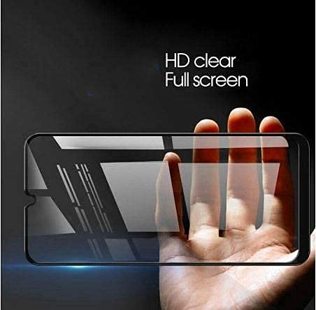 Image of SPAZY CASE Premium 6D Tempered Glass (Black) - 9H Full Glue Full HD, Anti Scratch Screen Guard for Samsung Galaxy A22 / Galaxy F22