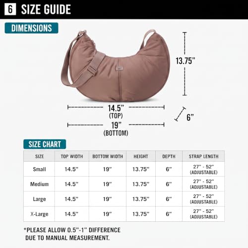 Image of Reebok Womens Crossbody Bag - Lightweight Stylish Nylon Quilted and Non-Quilted Everyday Crossbody Sling Bags for Women