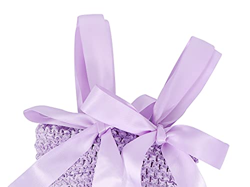 Cotrio Mermaid Tutu Dress Girls Mermaid Birthday Party Princess Dress Halloween Costume Outfits Toddler Kids Mermaid Starfish Tulle Tutu Skirt (18-24 Months, Light Purple) #TOP6