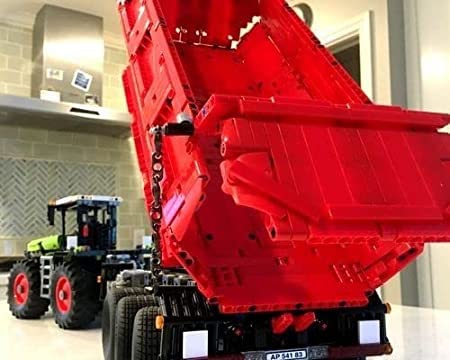 Technik Tractor Dump Trailer Baukasten Für LG Truck, 2261 Teile Technik Traktor Anhänger Modellbausatz, Custom Bausteine… – Bild 5