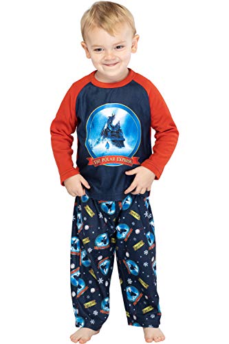 INTIMO The Polar Express Train Toddler Kids Raglan Pajama Set2