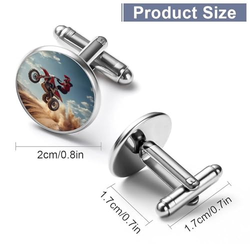 Three Wheeler Motocross Mens Cufflinks Classic Cuff Links for Wedding Business Accessories3