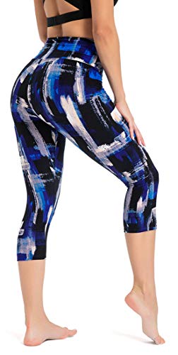 CAMPSNAIL Plus Size High Waisted Leggings for Women Yoga Pants Seamless Capri Leggings