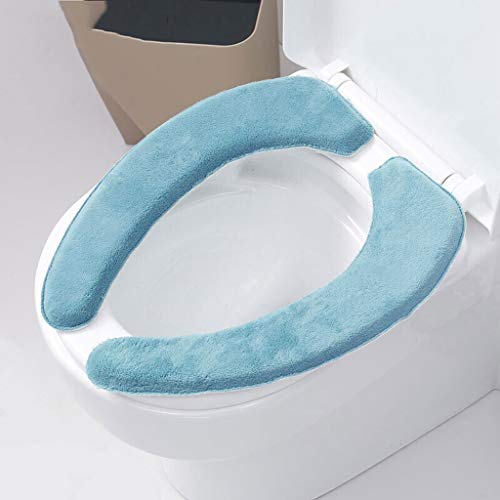 Liudan WC-Sitzkissen-WC Waschmaschine Winter Dicke Paste Pad wasserdichter Sitzbezug waschbar Toilette Toilette Pad Paste WC Waschmaschine WC-Sitzkissen – Bild 4