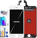 for iPhone 5s/SE 2016 Screen Replacement Touch Display for A1453 A1457 A1530 A1533 A1518 A1528 LCD Display Touch Screen Digitizer Full Assembly with Repair Tool and Screen Protector