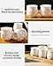 Imagen de Dujust Juego de té japonés de porcelana blanca con tetera