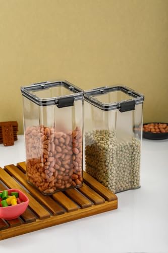Image of Air Tight Containers For Kitchen Storage Set, Container For Kitchen Storage Set, Kitchen Organizer And Kitchen Accessories Items & Storage (Pack of 12 1700ML)