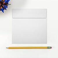 Vista 138 de LUXPaper Sobres de invitación cuadrados Despegar y prensar 8 x 8 pulgadas Natural Texto de 70 libras 50